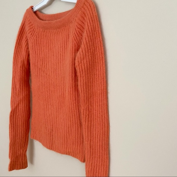Orange Sweater Long Sleeved Fall Autumn XS/S - Picture 5 of 8